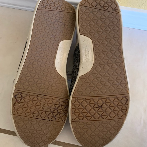 Toms Womens Cabrillo Casual Shoe, grey, white, navy, red, size 10 - Picture 4 of 5